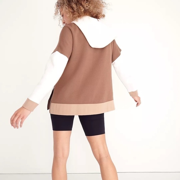 NWT Madewell MWL Betterterry Side-Zip Hoodie Sweatshirt Size XS NWT - Picture 3 of 10